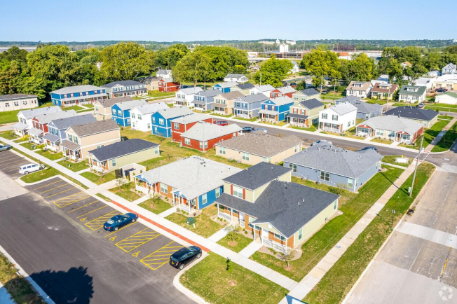 A view of the Lincoln Residences